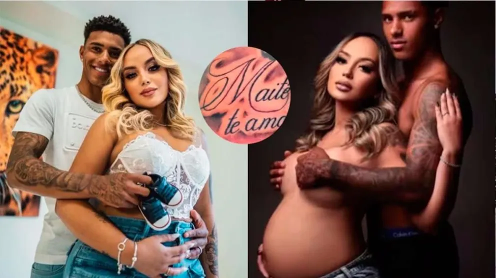 Futbolista de Brasil se tatuó el nombre de su bebé, pero luego se enteró que no era el padre