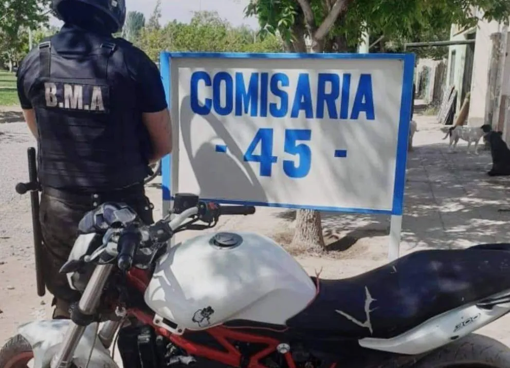  La BMA de Cipolletti recuperó otra moto en una intensa jornada de prevención