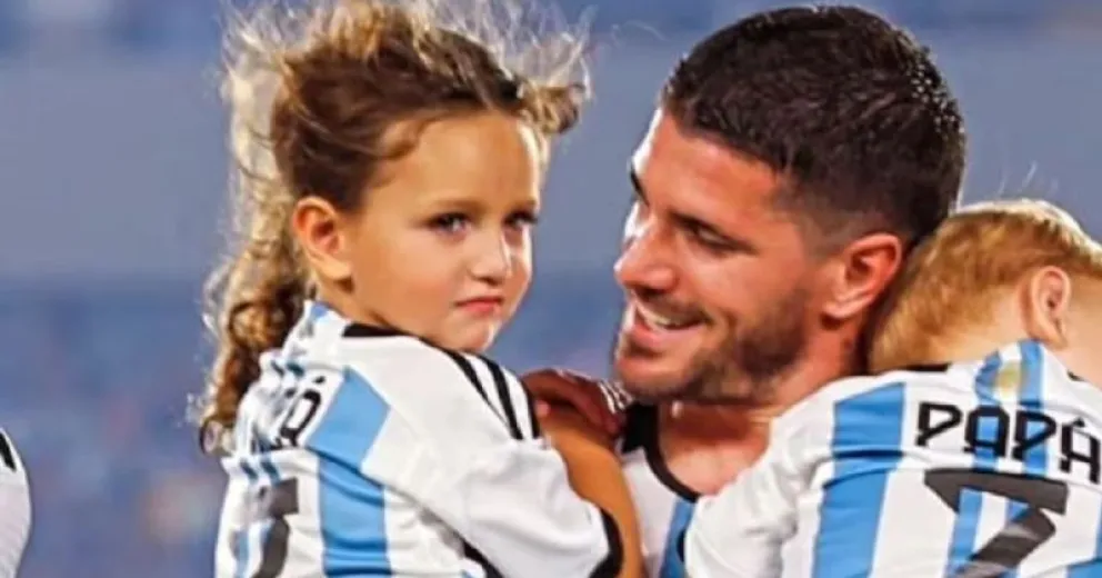 Rodrigo de Paul volvió a bailar con su hija y se volvió viral