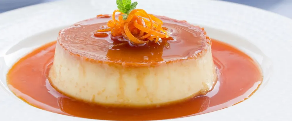Receta de flan de naranja en 5 pasos