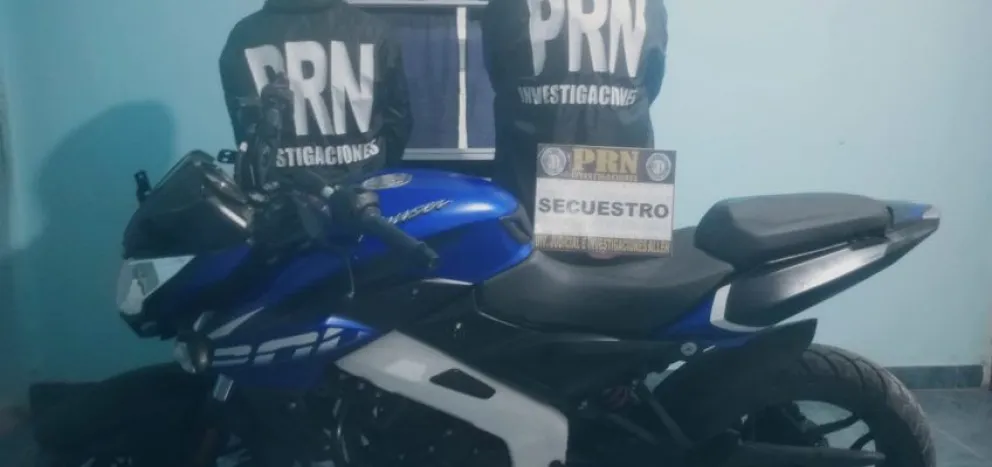 Inseguridad: policía recuperó una moto robada en una persecución por las calles del Alto Valle