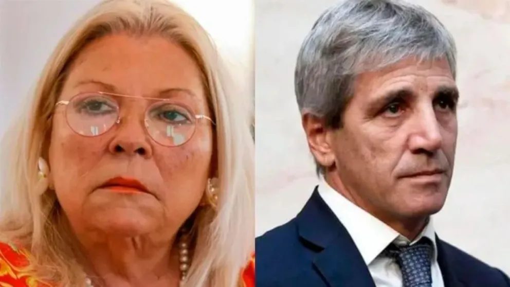 Carrió apuntó contra Caputo: "Cómo ganan y qué felices están los amigos de Toto"