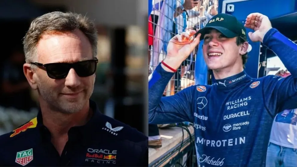 El jefe de Red Bull, interesado en Colapinto: "Nos sorprendió"