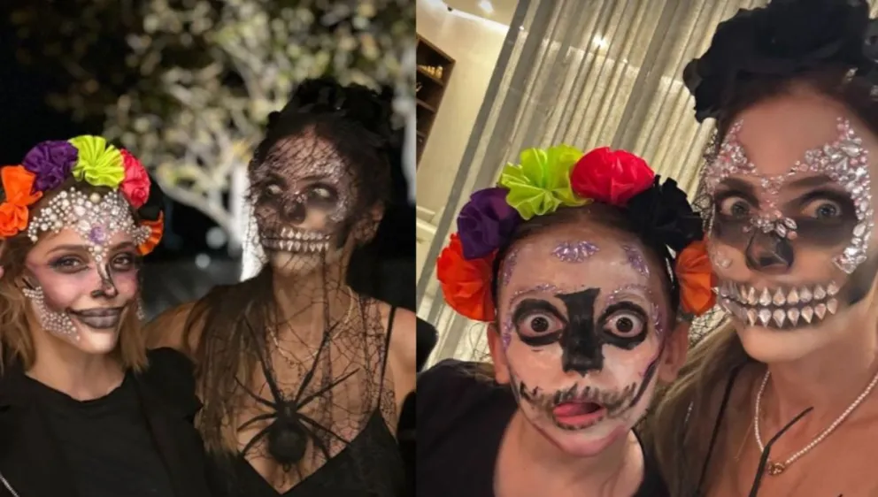 Evangelina Anderson festejó Halloween en México y las fotos se volvieron virales
