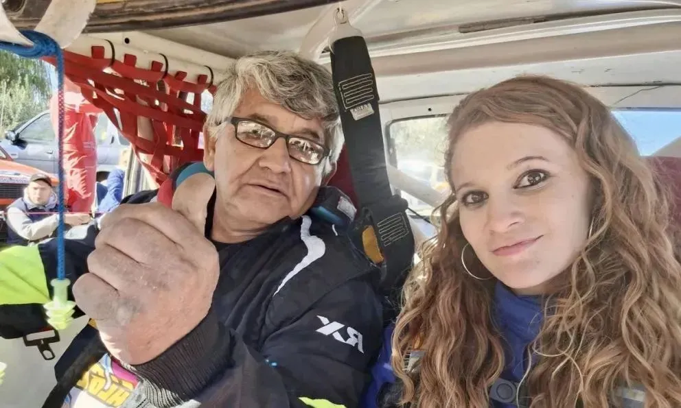 Accidente en el Rally del Sur: quiénes son el padre e hija que resultaron heridos