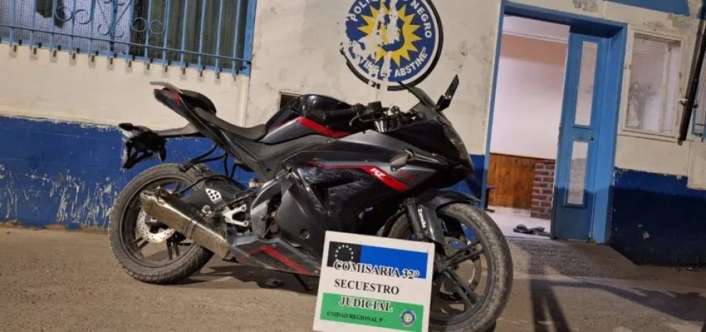 Demoraron a un joven de 16 años por robar una moto en la ciudad 