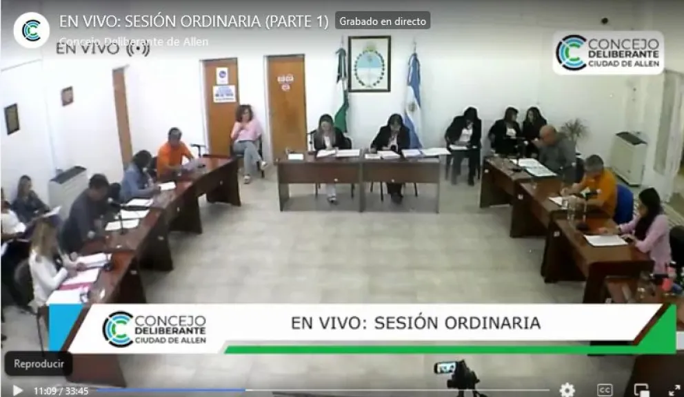 Nuevo escándalo en el Concejo de Allen: un edil de LLA ofreció pelea al vicepresidente del cuerpo