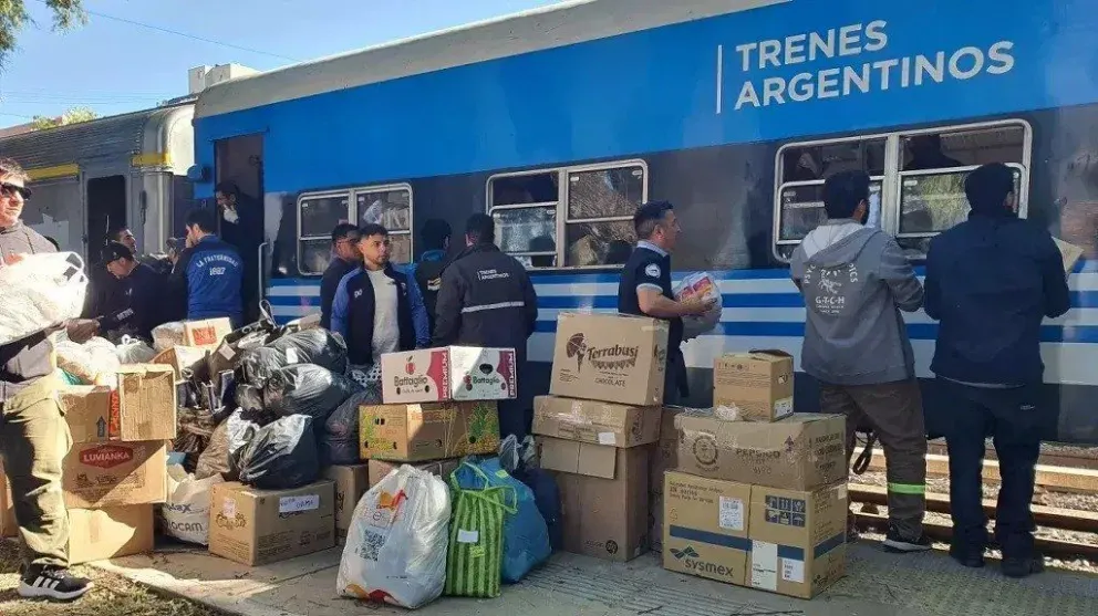 Llega el Tren Solidario al Valle: dónde podés acercar tus donaciones