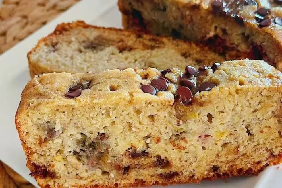 Riquísima torta de banana y chocolate: pocos ingredientes y en 15 minutos