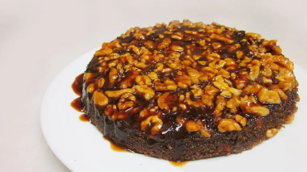 Una delicia: cómo hacer una torta invertida de nuez