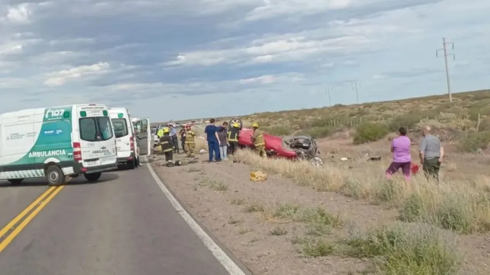 Dos neuquinos y un cipoleño murieron en el choque frontal sobre Ruta 22