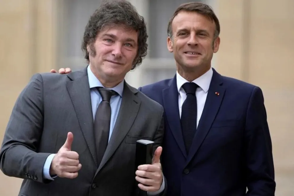 Macron y Milei se encuentran en Casa Rosada: los detalles de la reunión