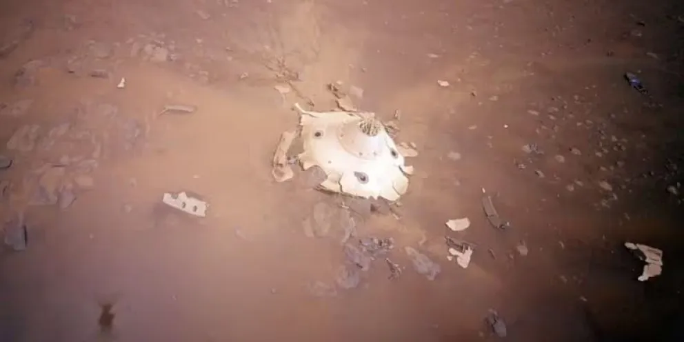 Gran hallazgo: la NASA encontró una nave espacial en Marte