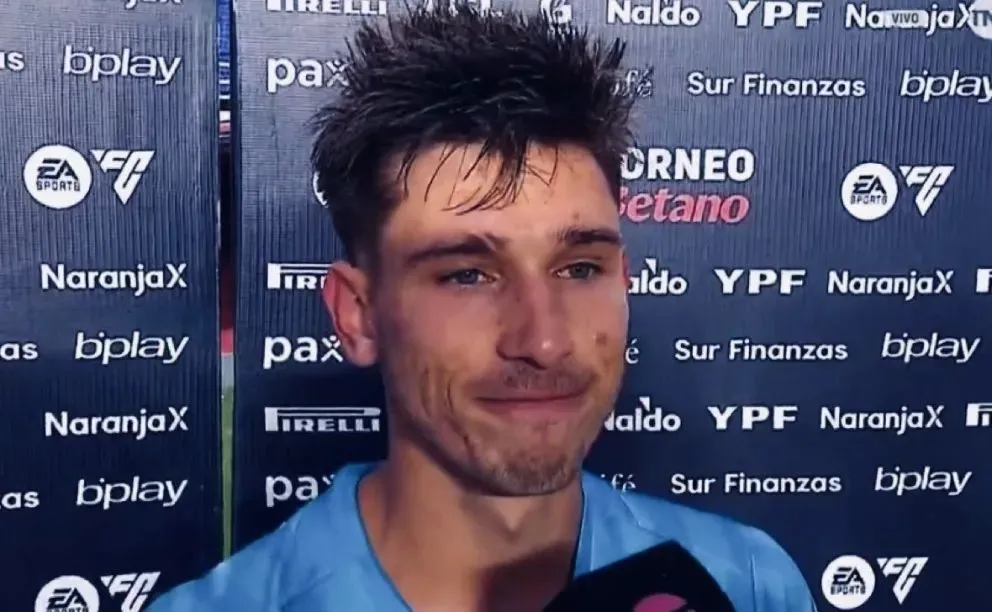 El rionegrino Facundo Mura es tendencia en Twitter por sus goles y por el momento difícil que está pasando