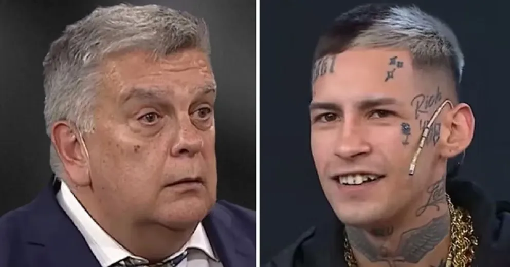 Luis Ventura se hartó de las actitudes de L-Gante y lo enfrentó en vivo: “Me molesta que…”