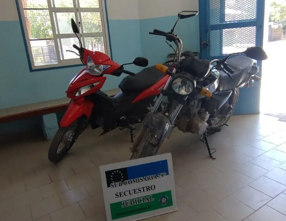 Hallazgo doble : recuperaron dos motos con pedido de secuestro