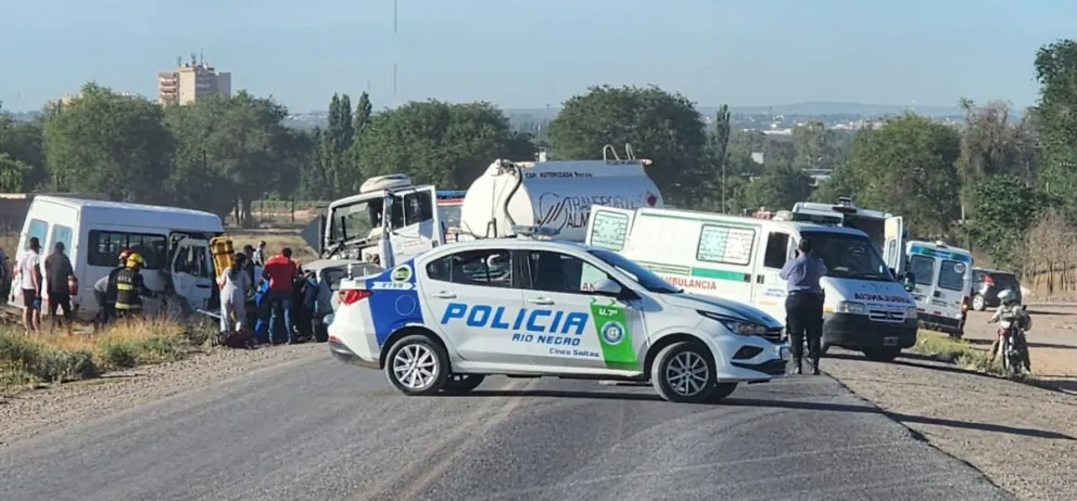 accidente en Cinco Saltos