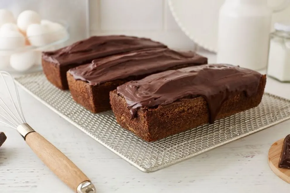 Una delicia: budín de chocolate y vino tinto