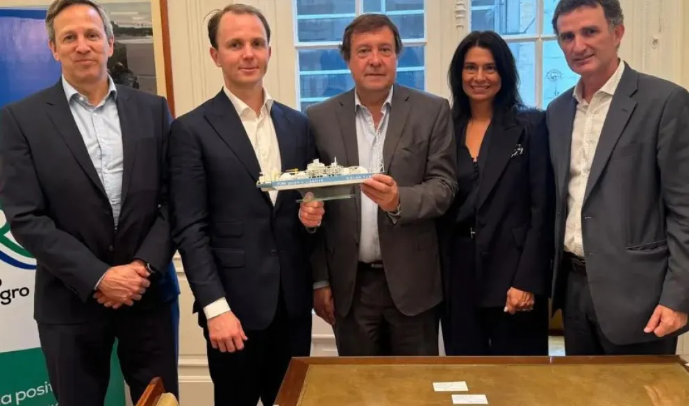 El Gobernador Weretilneck recibió a autoridades de la empresa Golar LNG