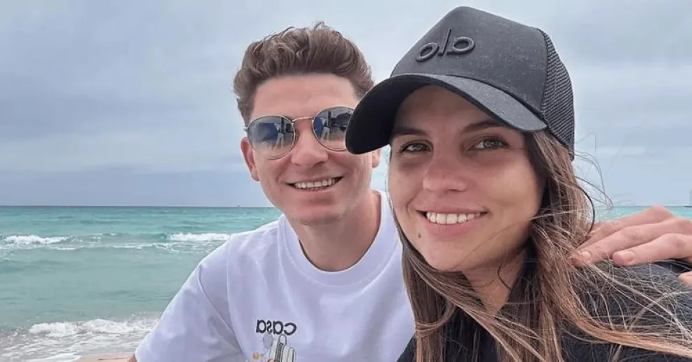 Julián Álvarez y Emilia Ferrero mostraron la llegada de un nuevo integrante