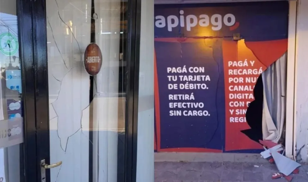 Ataques a comercios en el Alto Valle: dos locales resultaron con daños materiales