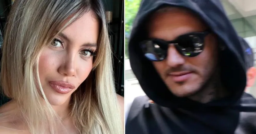 Los videos del escandaloso desalojo de Mauro Icardi por pedido de Wanda Nara