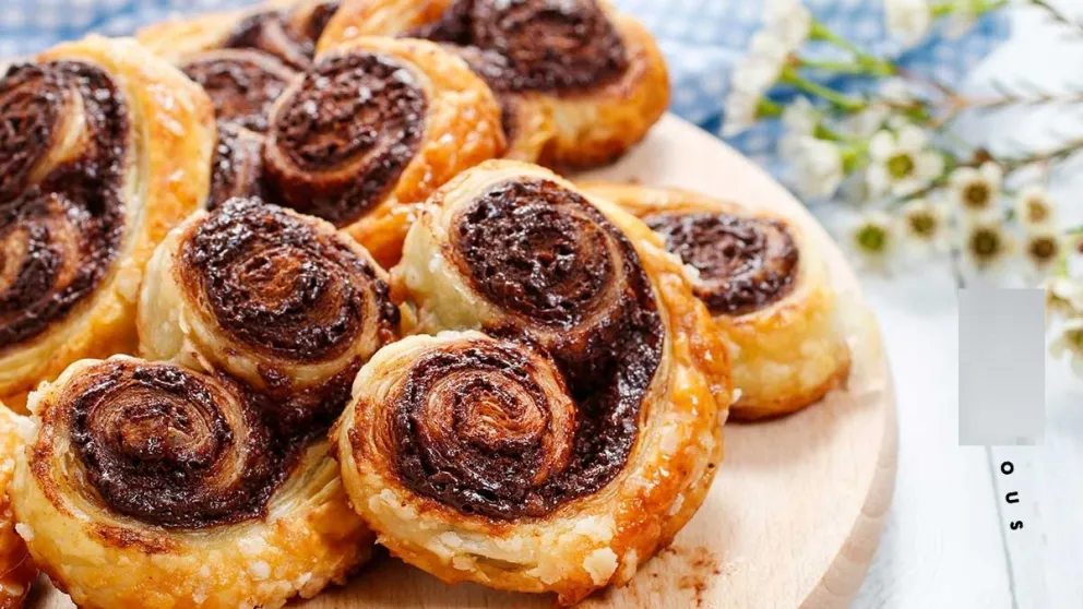 Riquísimas: palmeritas caseras de chocolate