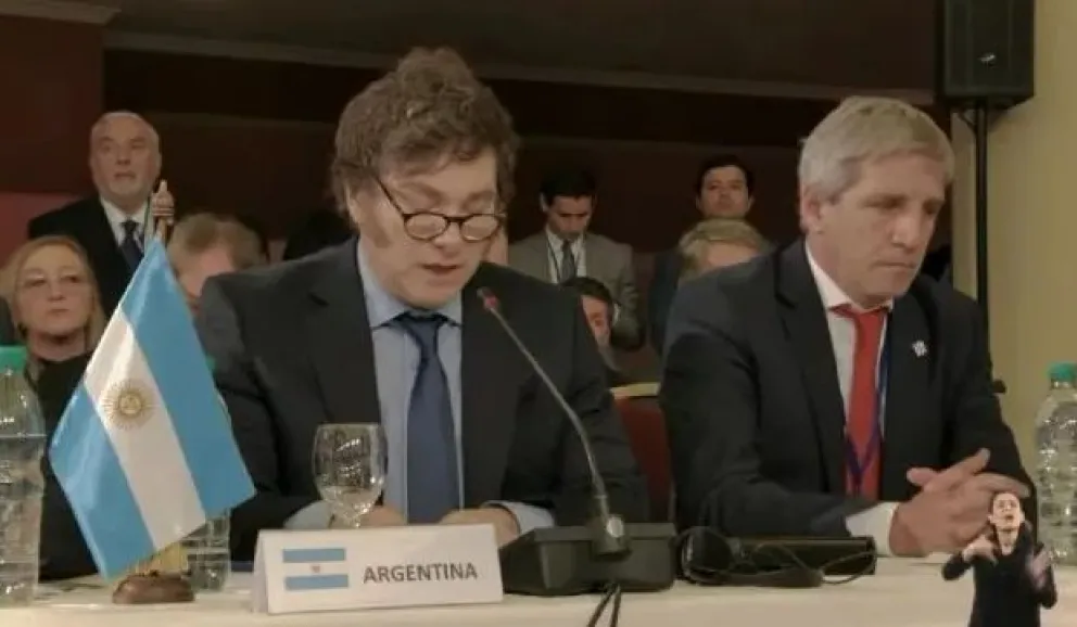 Polémico discurso de Milei ante el Mercosur: "Aceptemos que este modelo está agotado"