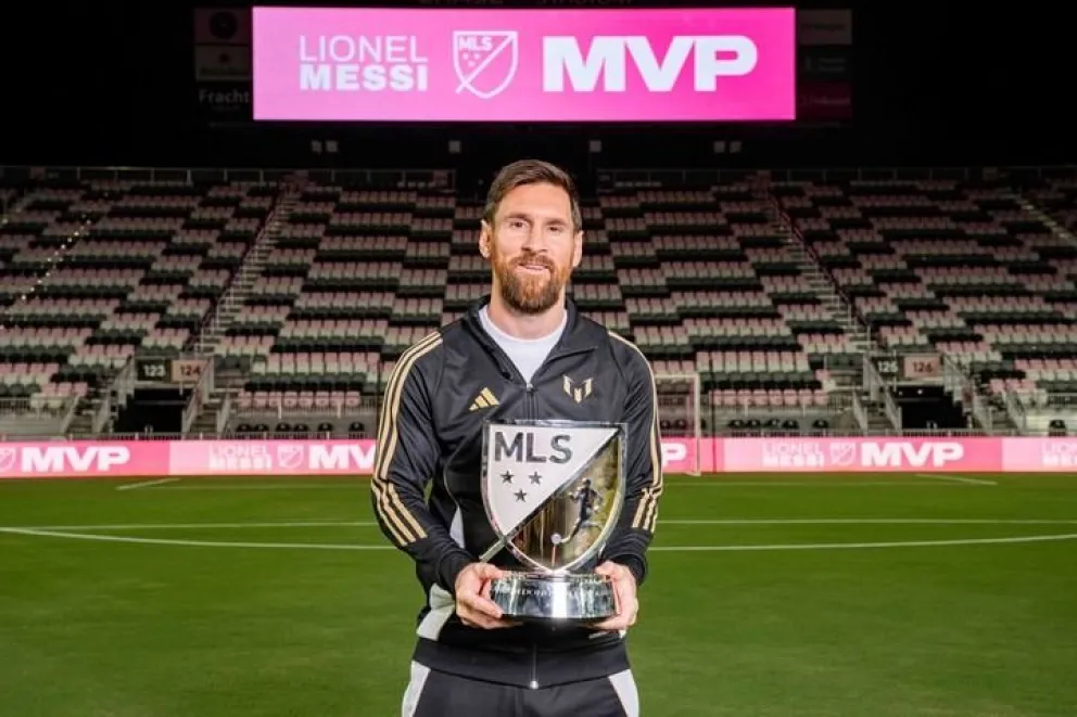 Messi fue elegido como el mejor jugador de la temporada 2024 de la MLS