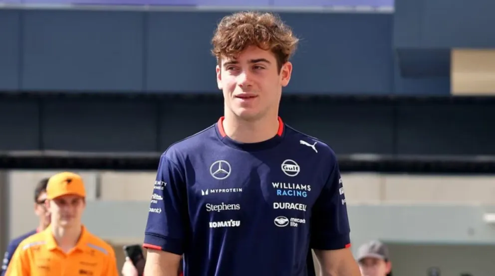 Franco Colapinto tuvo que abandonar el GP de Abu Dhabi