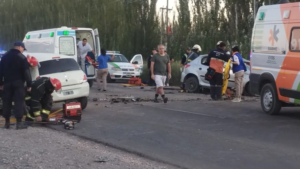 El siniestro vial ocurrió en la mañana de este viernes, con dos personas heridas | Foto (gentileza)