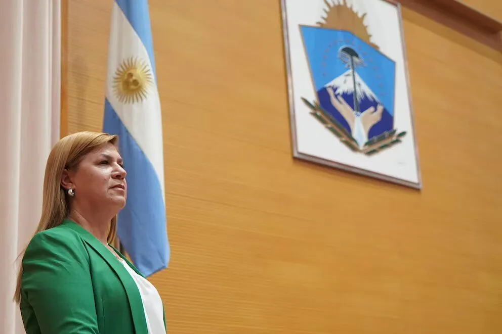 Gloria Ruiz fue suspendida por los legisladores neuquinos.