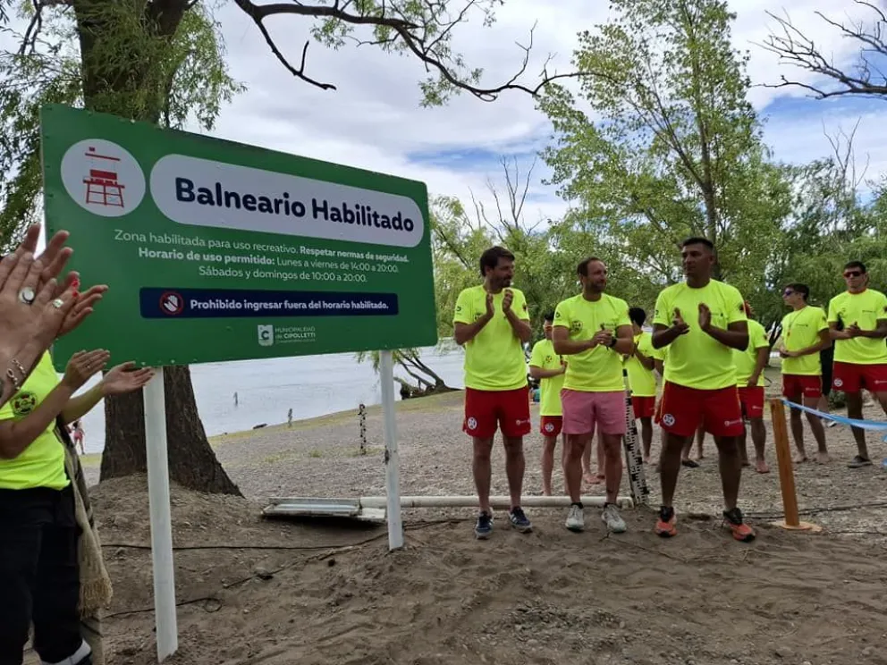 Ya se puede disfrutar del balneario en los horarios permitidos. (Foto: gentileza Inforo).