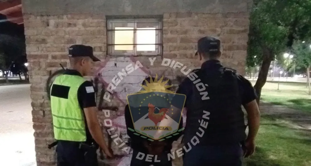 El detenido está relacionado con un caso de robo ocurrido en junio de este año (imagen gentileza Policía de Neuquén )