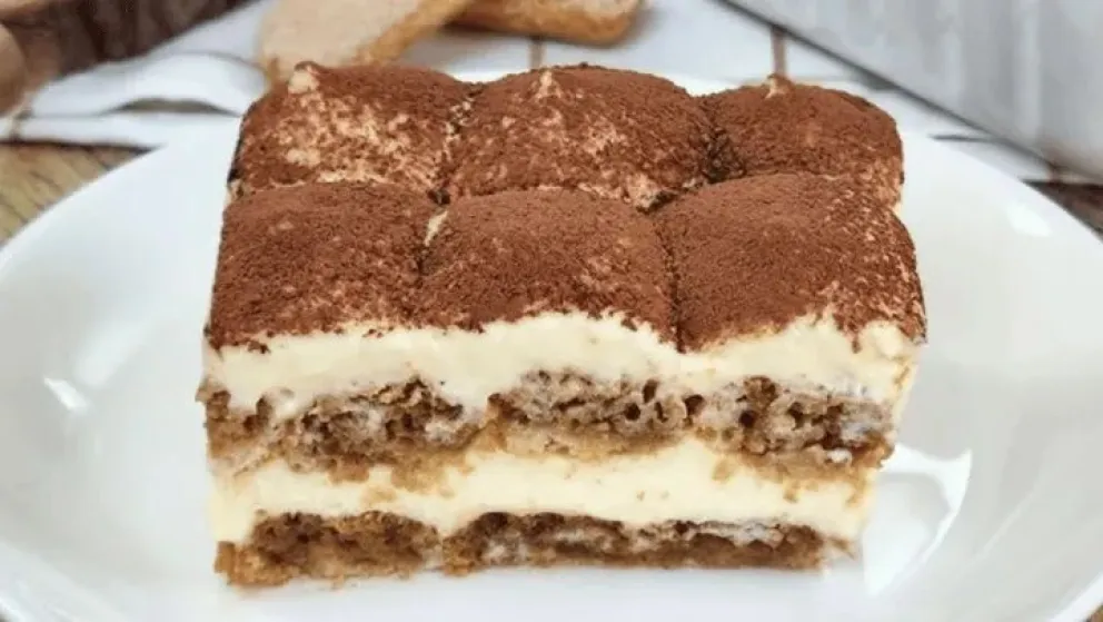Tiramisú de pan dulce.