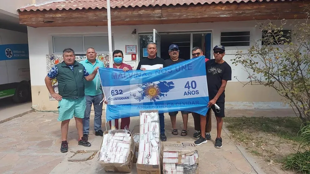 Los Veteranos de Malvinas iniciaron una nueva campaña solidaria. Esta vez, para llevar ayuda a las familias de Sierra Pailemán. Foto: archivo.