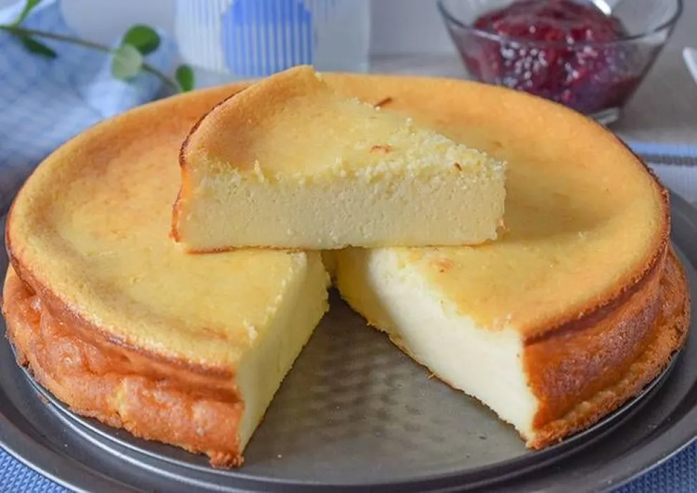 Torta de ricota y mandarina.