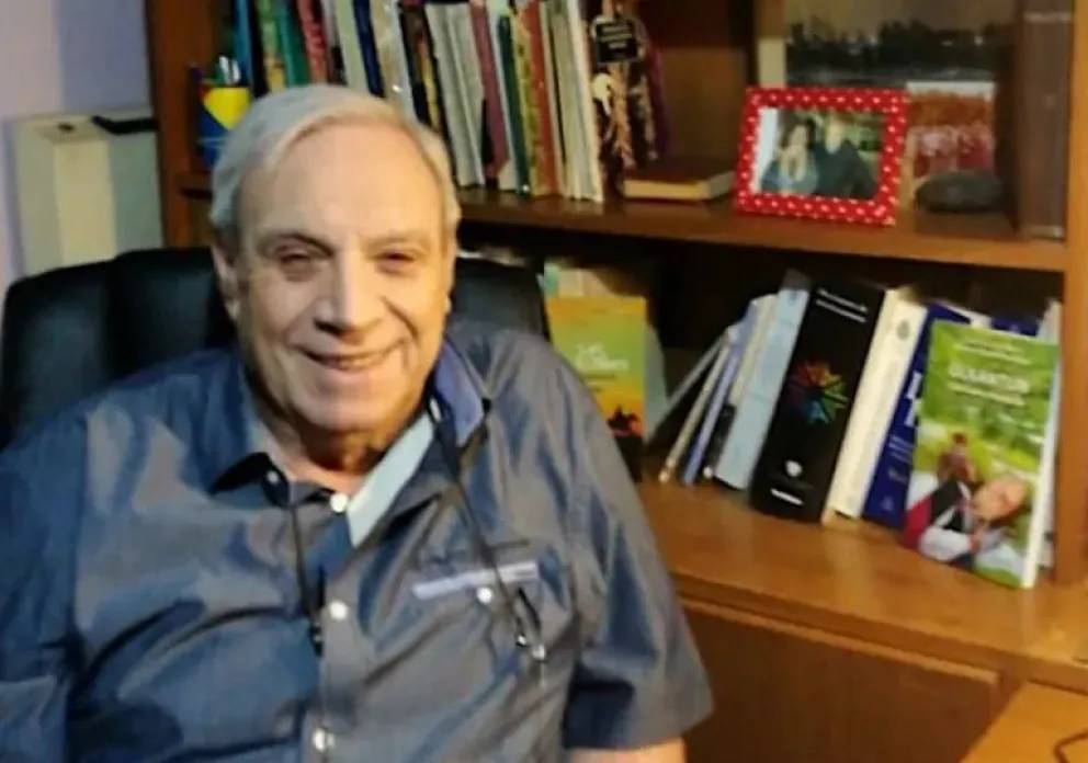 Fernández se integró a la Academia Argentina de Letras en 2003. Tuvo una larga trayectoria como profesor e investigador. Foto: archivo.