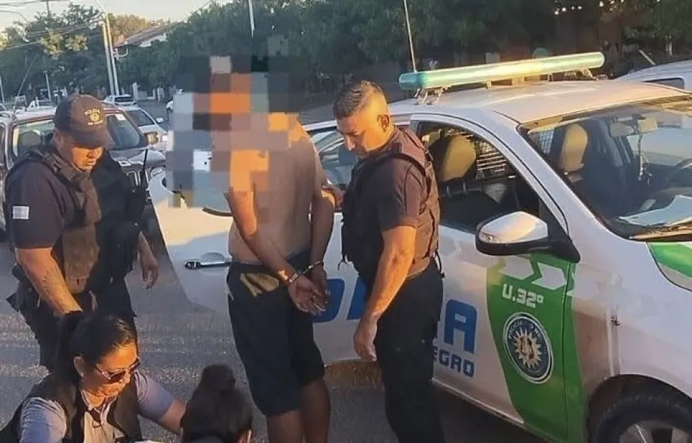 El joven se encuentra detenido (imagen gentileza Miguel Ángel Parra)