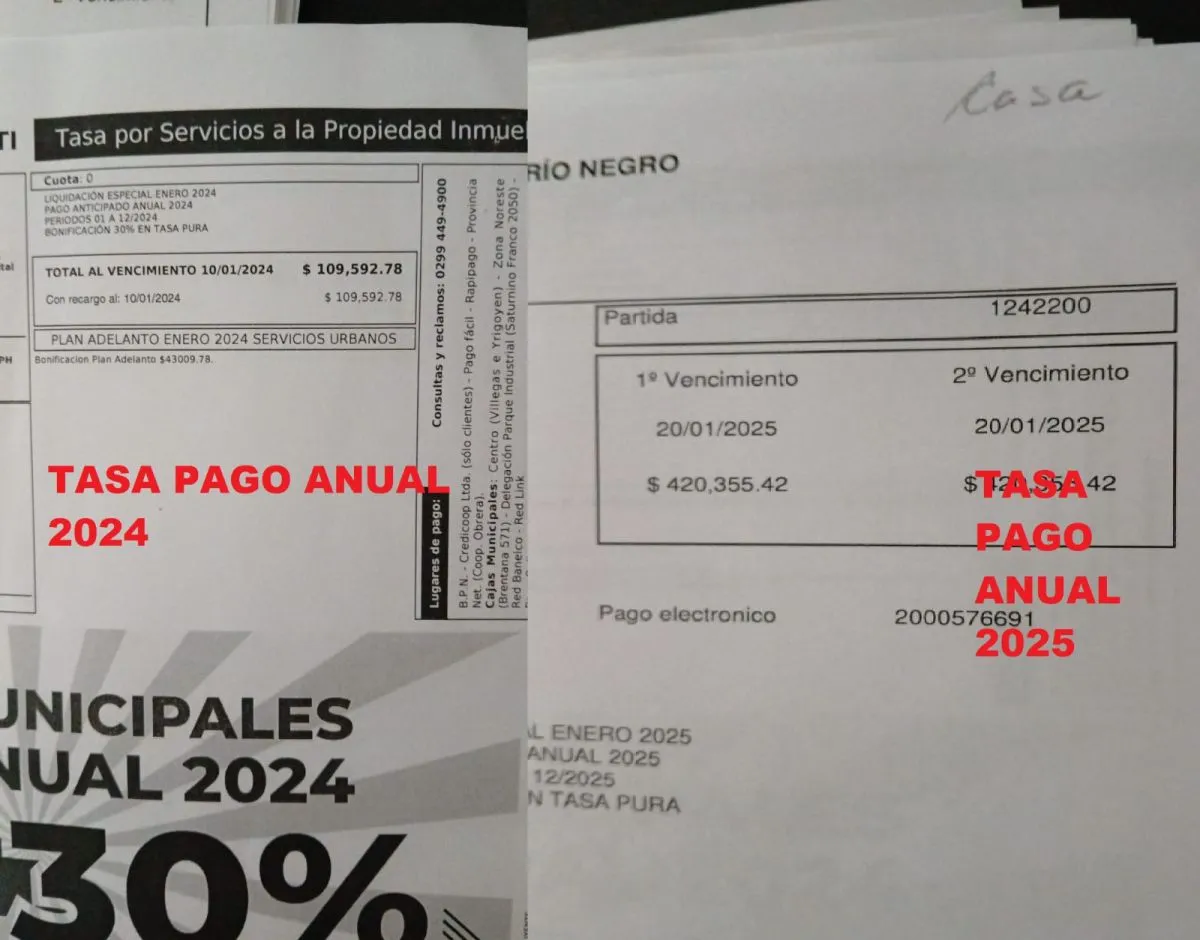 Tasas municipales