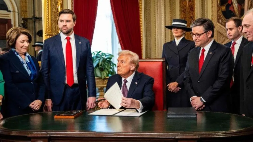 Una de las primeras medidas de Donald Trump. 
