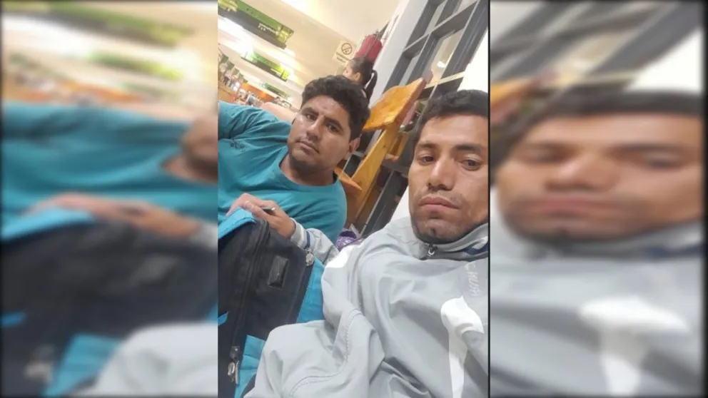 Los hermanos llegaron desde Tucumán pero se encontraron con una realidad muy diferente. "Nos engañaron con una falsa promesa", dijeron. Siguen esperando en la Terminal. Foto: gentileza Miguel Parra.