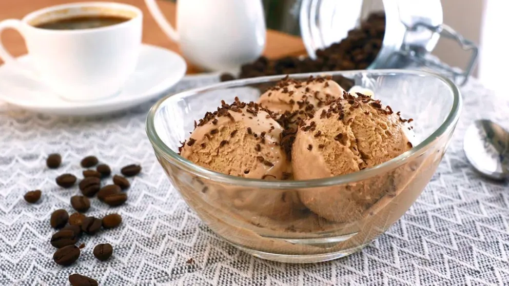 Un postre refrescante. 