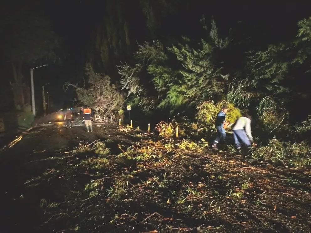 La Municipalidad está asistiendo a los vecinos que necesiten ayuda.