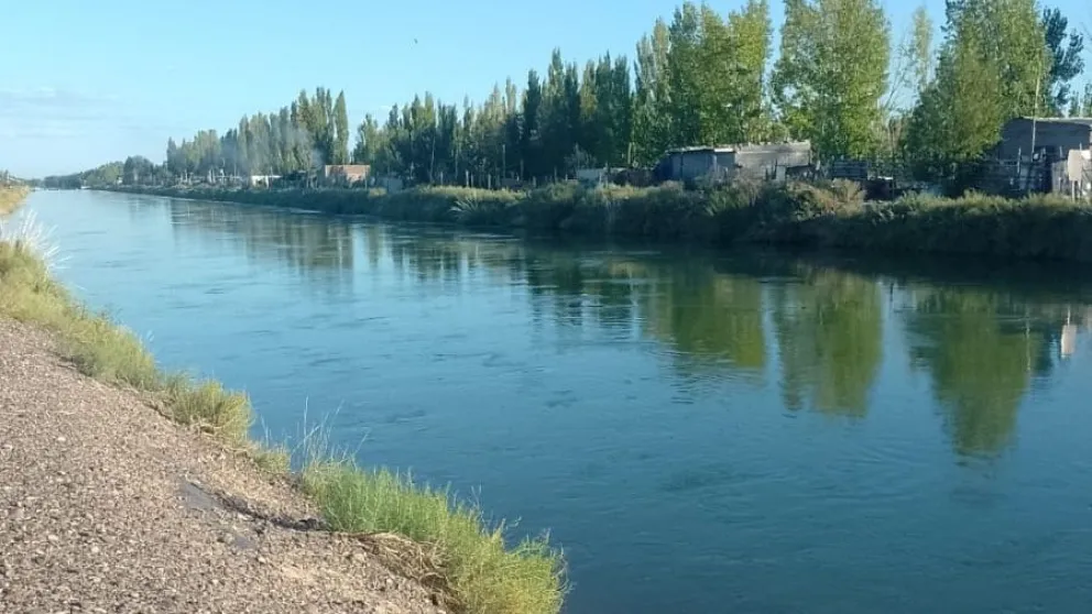 El hecho ocurrió esta tarde en cercanías de Fernández Oro (gentileza: Amigos del río).