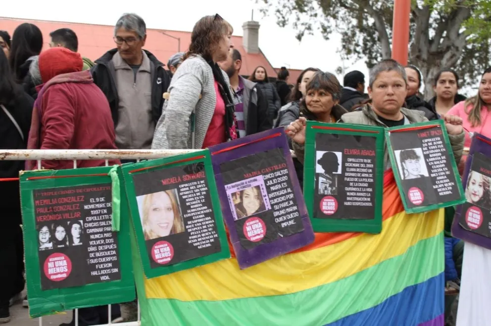 En Cipolletti la concentración será en la Plaza de la Justicia a partir de las 18 horas. Foto archivo