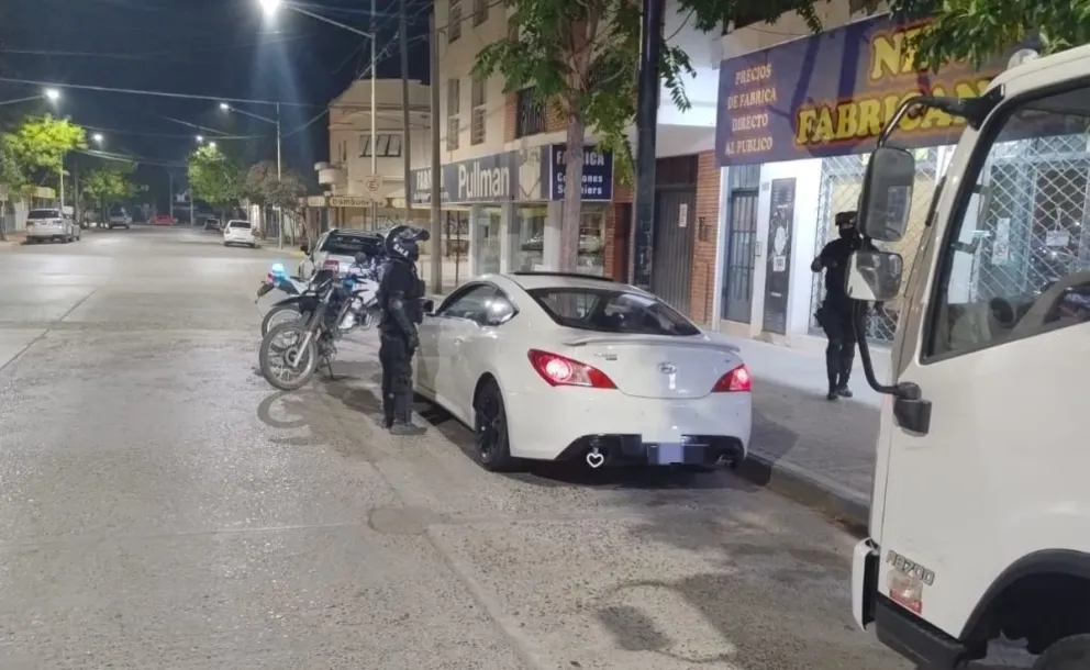 La persecución terminó en la calle España (imagen gentileza)