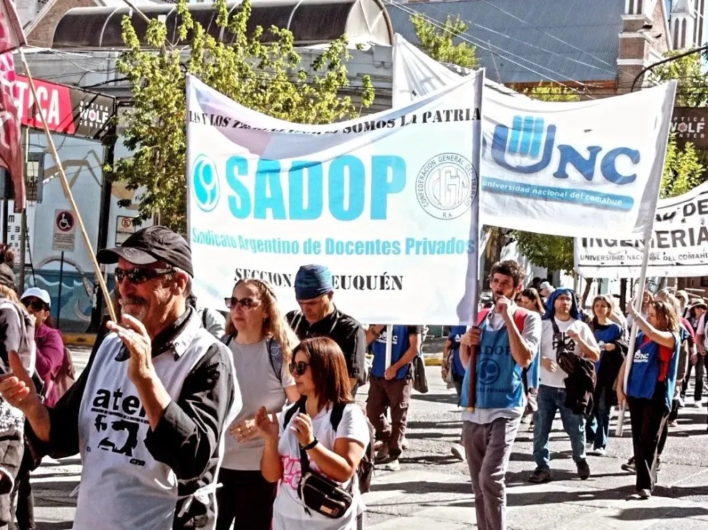 El Sindicato Argentino de Docentes Privados (Sadop) confirmó su adhesión a la medida de fuerza del 24 de febrero.| Foto (archivo)