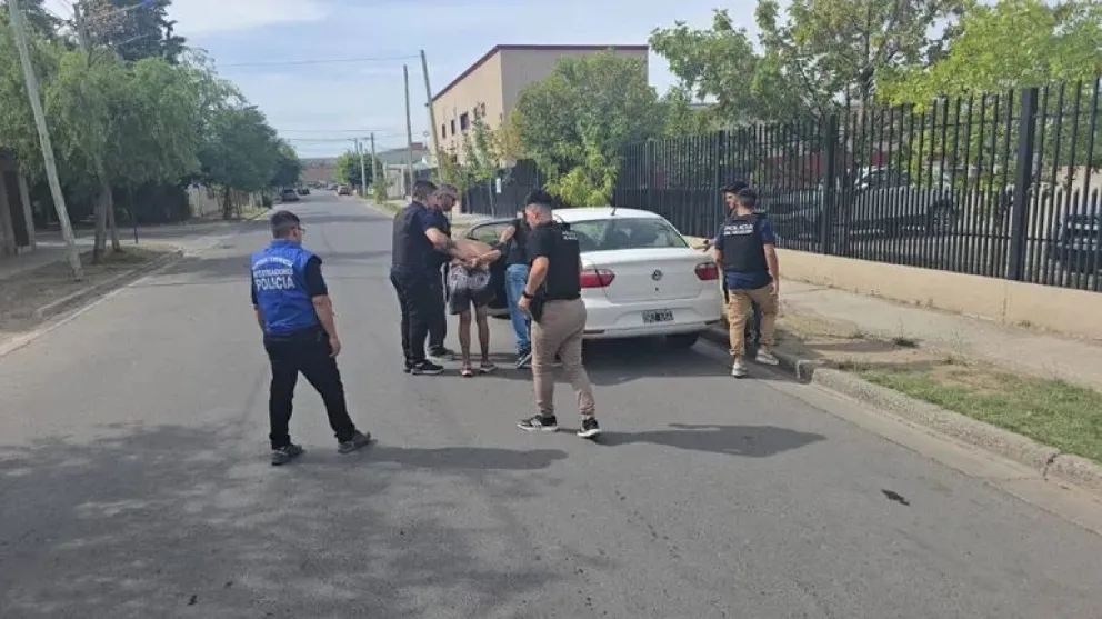 Tras el homicidio, Robledo escapó y permaneció oculto durante una semana. Una comisión policial logró atraparlo. Foto: policía de Neuquén.