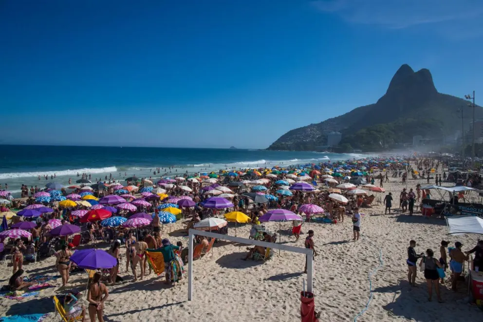 Cifras del turismo en Brasil durante enero. 